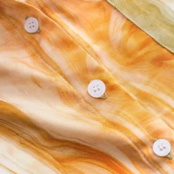 Marble Print Tie Front Button Pocket Short-Sleeve Shirt -Women's Clothing Store d061aa57 eaec 4833 b0ca 4b64a5895ccd