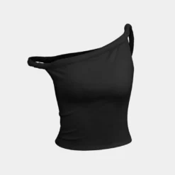 Basic Asymmetrical Twist Sleeveless Top -Women's Clothing Store d1784555 2347 4fa7 81e6 83619839cbba