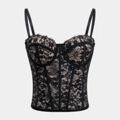 Lace Bustier Slip Cami Top