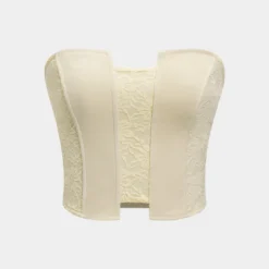 Strapless Patchwork Tube Top