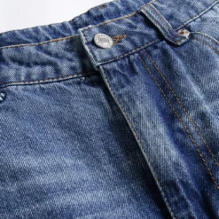 Denim Rivet Decor Jeans -Women's Clothing Store d799ffc0 ad9b 48e9 8dee 9669a3f02d98