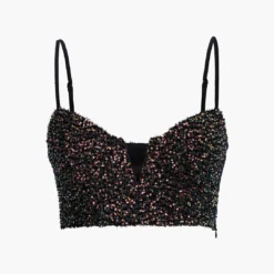 Deep V Bling Cami Top