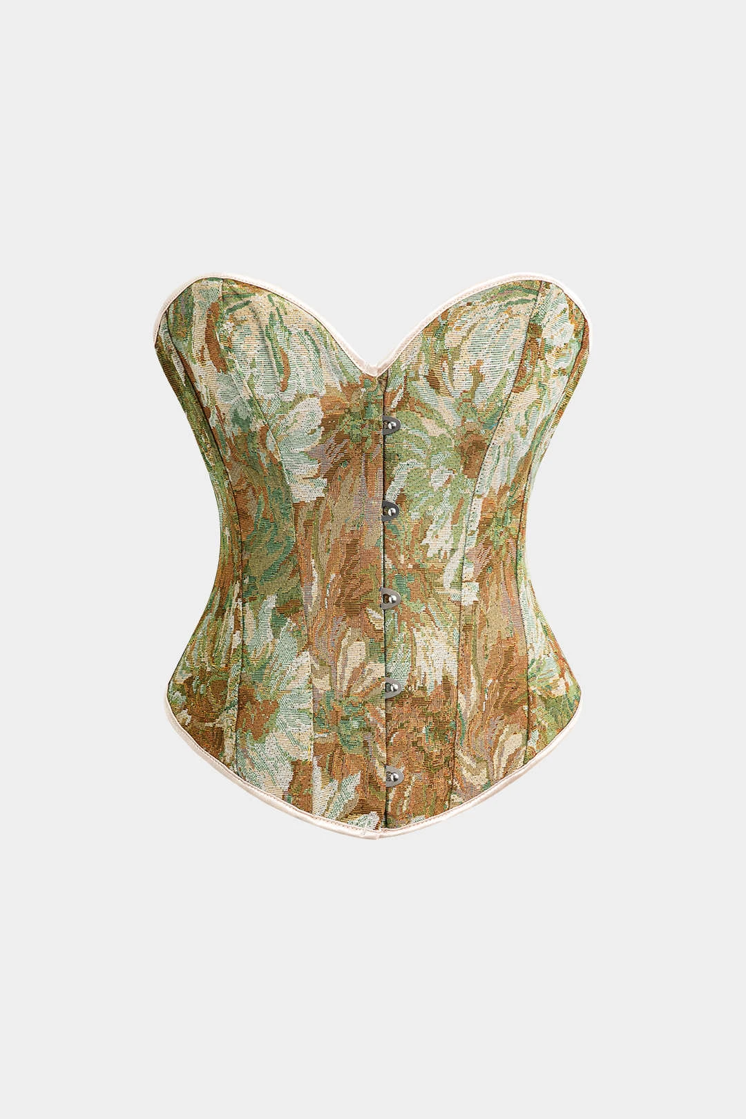 Abstract Print Braided Tie Corset Top 12 Abstract Print Braided Tie Corset Top - Image 12