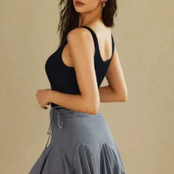 Basic Solid Round Neck Sleeveless Bodysuit -Women's Clothing Store d97c2550 8412 4e23 9381 3ab258e2995e