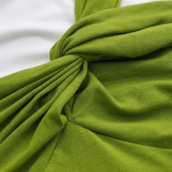 Asymmetrical Patchwork Twist Knot Short Sleeve T-Shirt -Women's Clothing Store dae31795 7075 4005 8566 0de7a910e1a7