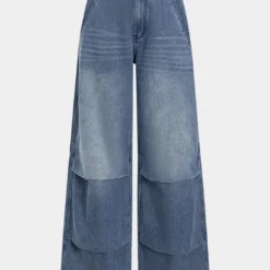 Denim Straight Leg Jeans