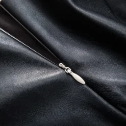 Linen Faux Leather Patchwork Long-Sleeve Shirt -Women's Clothing Store dbcdeb10 e6da 4fef 85f5 5857f9923e91