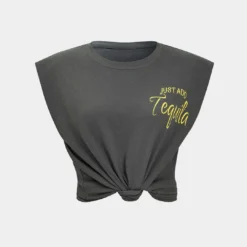 Basic Letter Print T-Shirt