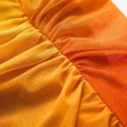 Ombre Print Mesh Ruched Drawstring Midi Dress -Women's Clothing Store dd4d1d1e f3ed 49d4 b320 38430731585a