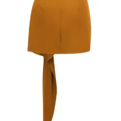 Solid Asymmetrical Mini Skirt -Women's Clothing Store dd6bd2d6 8e82 4374 81ed 5a85546e2c59