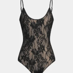 Lace Backless Slip Bodysuit