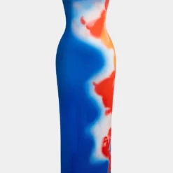Flower Print Slit Maxi Dress -Women's Clothing Store de5cefe4 822a 49f4 912c 0adb53f22ddd
