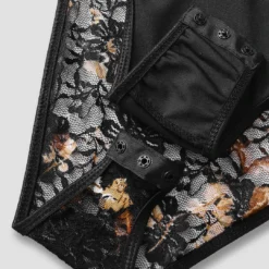 Sheer Lace Corset Long Sleeve Bodysuit -Women's Clothing Store df004606 634e 4779 b426 b47baf326bdd