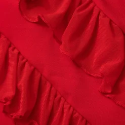 Ruffle Trim Square Neck Slit Sleeveless Maxi Dress -Women's Clothing Store df42f15d 0511 406d 8304 084f82f83b8a