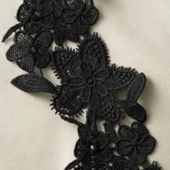 Asymmetric Lace Panel Midi Dress -Women's Clothing Store df9a4c30 37a1 43f2 b61b 9aa8501eed27