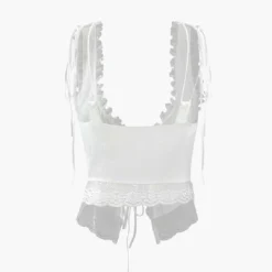 Lace Trim Tie Front Tank Top -Women's Clothing Store e0e83170 212d 47ca ab5c 35f2add648d4