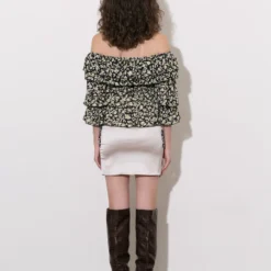 Off-The-Shoulder Chiffon Peplum Top -Women's Clothing Store e231b941 577f 454f a5a4 0e7a254bca37