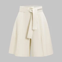 Tie-Up Ruched Shorts