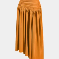 Pleated Asymmetrical Skirt -Women's Clothing Store e4c8a2cb fc86 442e aa54 988de1b9c802