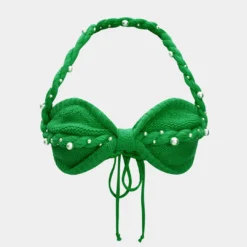 Knit Pearls Decor Halter Neck Braided Tie-Up Tank Top -Women's Clothing Store e65164a5 8bee 426b 8705 c78e71b401e9