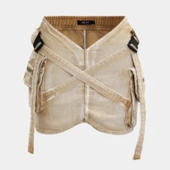 V-waist Buckle Flap Pocket Denim Cargo Skirt -Women's Clothing Store e75b9e36 8ed2 4962 9fbe 0aa97d024b28