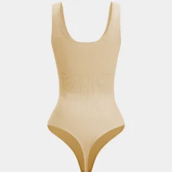 Basic Solid Round Neck Sleeveless Bodysuit -Women's Clothing Store e7b1ff1e 7289 47b3 9522 8941dc0f947a