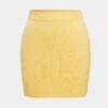 Solid Knit Mini Skirt