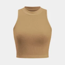 Basic Textured Sleeveless Tank Top -Women's Clothing Store eb44621d 5ca2 46fc b7cd 098822a84e32