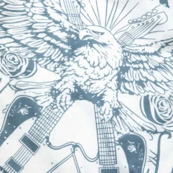 Guitar Print One Shoulder Knot Side Tank Top -Women's Clothing Store ebdde257 5b1b 4211 aca4 7fae313a2143