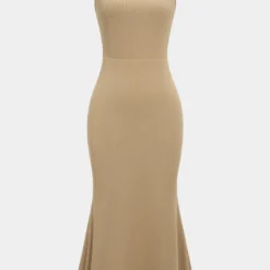 Slip Twist Sleeveless Mermaid Maxi Dress