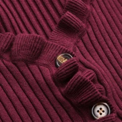 Knitted Button Long-Sleeve Top -Women's Clothing Store ed808eac fc83 4c4d 82b5 07691877a77a