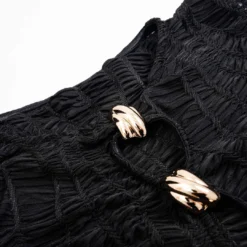 Sleeveless Metallic Cut Out Mini Dress -Women's Clothing Store ef94ae40 2534 43db 96e5 736cd129e094