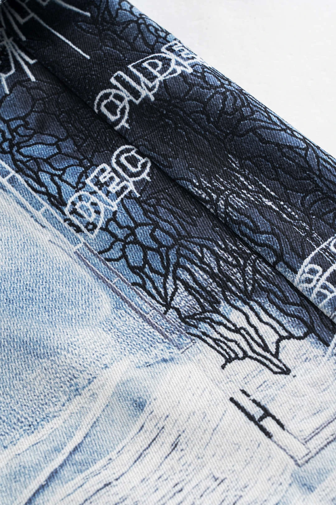 Abstract Print Button Pocket Trousers 10 Abstract Print Button Pocket Trousers - Image 10