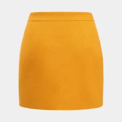 Linen High Waist Skirt -Women's Clothing Store f1ee990b a204 42ef ba1f db0abb7f514c