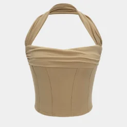 Halter Neck Ruched Top