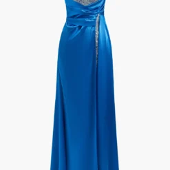 Strapless Sequin Slit Gown Maxi Dress -Women's Clothing Store f38e4eb8 f6a0 467c 8484 fd8250254589