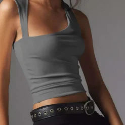 Basic Asymmetrical Cut Out Tank Top -Women's Clothing Store f49801a5 a6e6 49b0 af5f e98398a41aaf