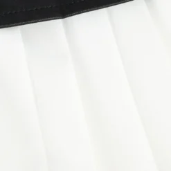 Contrast Pleated Faux Leather Midi Skirt -Women's Clothing Store f50f2302 5d44 40ba b7bd fc45fb913343