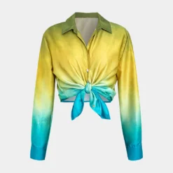 Ombre Long Sleeve Shirt