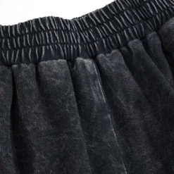 Washed Shirred Waistband Trousers -Women's Clothing Store f7ae0a21 653b 4da1 b242 10474e5ccf71