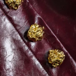 Faux Leather High Waist Metallic Button Skirt -Women's Clothing Store f7edabc1 5ccf 487f b8bf 27b8532535a8