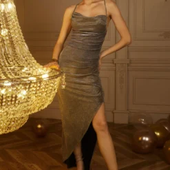 Backless Tie Back Draped Cowl Neck Maxi Dress -Women's Clothing Store f87bbc61 8477 446c a1df 958f64fcaf43