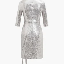 Sequin Pleated Mini Dress -Women's Clothing Store f94649e1 5ddd 4005 bd64 7c2d06036ee2