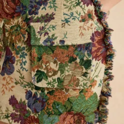 Retro Floral Print Fringe Zipper Mini Skirt -Women's Clothing Store f9879dfb 6b49 4829 96e1 0d7085f9585b