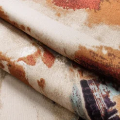 High Waist Satin Retro Print Skirt -Women's Clothing Store fc63a888 f365 4900 8609 86abf0a40ed4