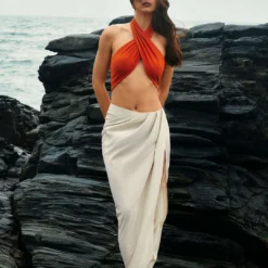 Cross Halter Tank Top -Women's Clothing Store fd888e9f ff24 4c70 8213 b03331aba9aa