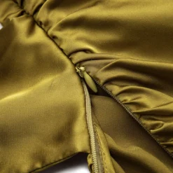 Satin Ruched Tie Front Long-Sleeve Shirt -Women's Clothing Store fdee17c2 a972 4507 848c c0d1071dafcb