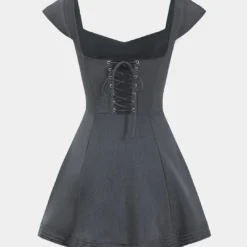 Tie Back Backless Mini Dress -Women's Clothing Store fe056663 96e2 47ee 8709 d7dd81dfff56