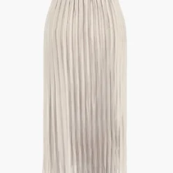 Pleated Satin Skirt -Women's Clothing Store fe7dbfa9 3588 46fb 90b9 f149b495e3cb