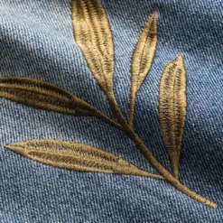 Denim Embroidery Straight Leg Jeans -Women's Clothing Store fe962f8e e355 45e0 b57e c10e872ae4fb